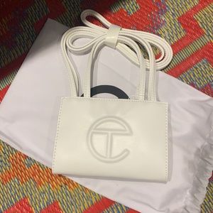 Small TELFAR white Bag